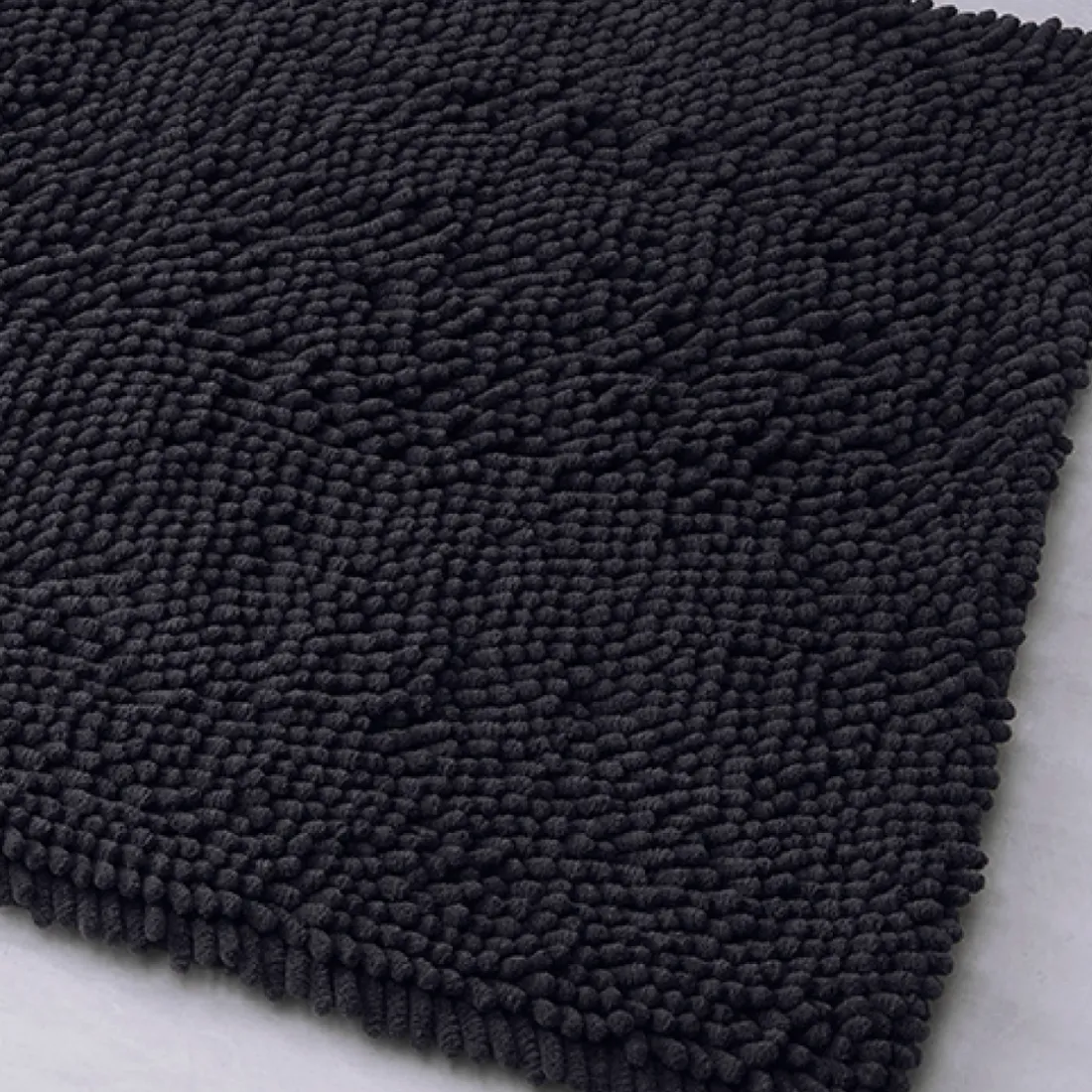 Tapis de Bain Meche 80 x 50 Polyester TODAY Essential Fusain