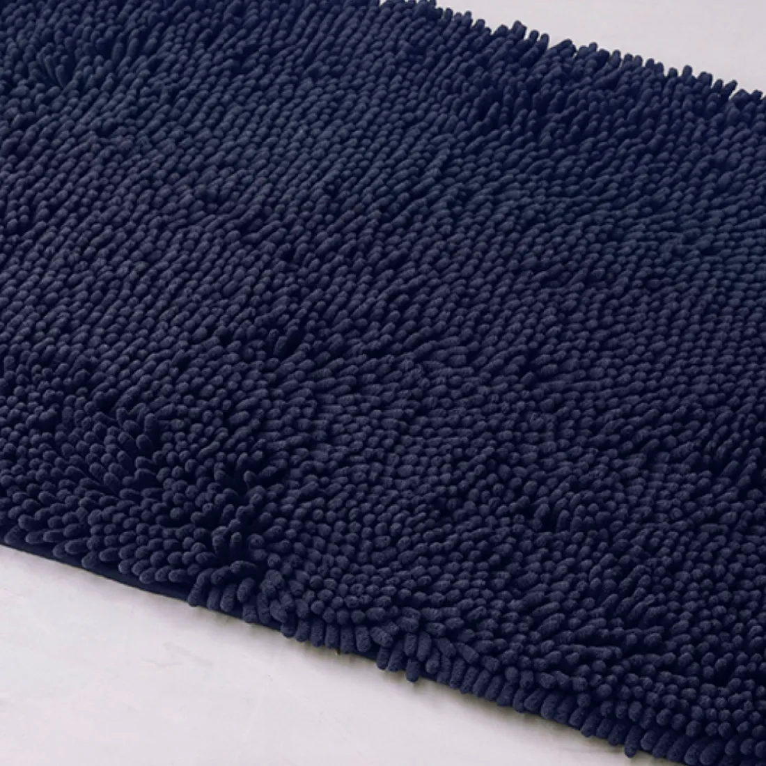 Tapis de Bain Meche 80 x 50 Polyester TODAY Essential Navy