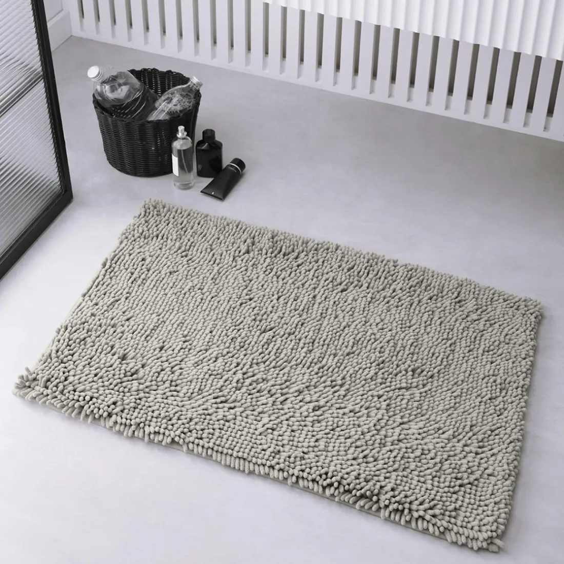 Tapis de Bain Meche 80 x 50 Polyester TODAY Essential Dune