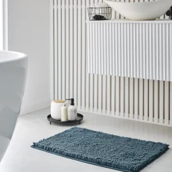 Tapis de Bain Meche 80 x 50 Polyester TODAY Essential Paon