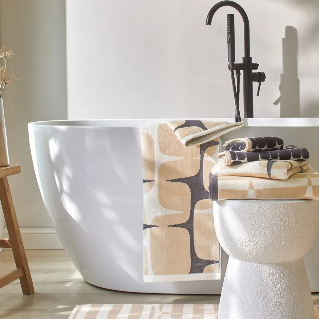 Tapis de bain MIX LOHKO Beige 50 x 90 cm