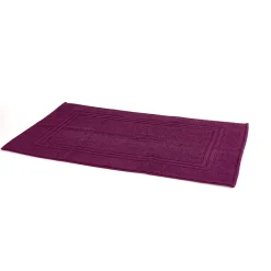 Tapis de bain TAPPETO 900 g/m² - Taille 50 x 80 cm - Prune
