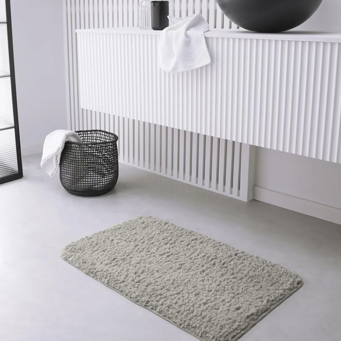 Tapis de Bain Teufte 80 x 50 Polyester TODAY Essential Dune