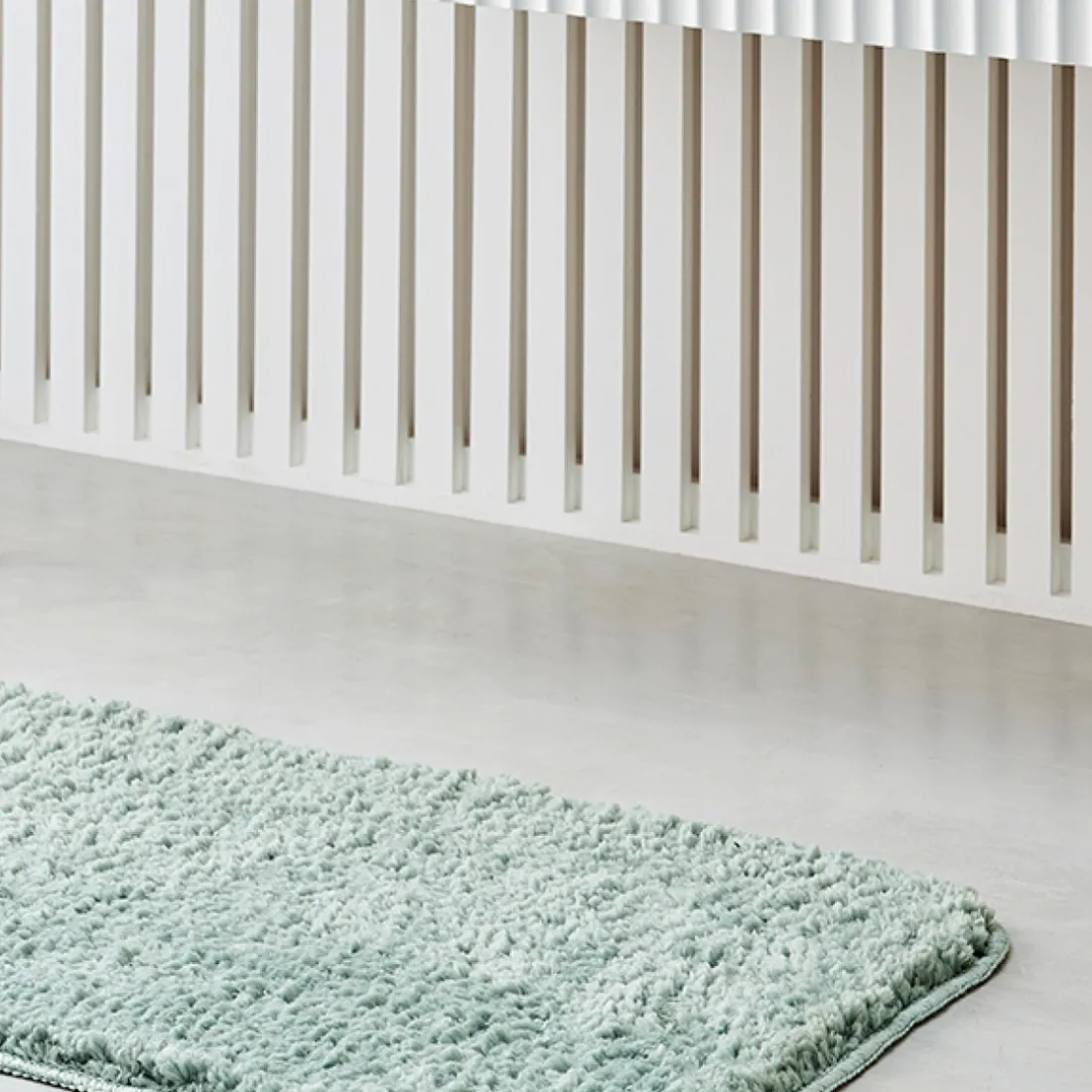 Tapis de Bain Teufte 80 x 50 Polyester TODAY Essential Celadon