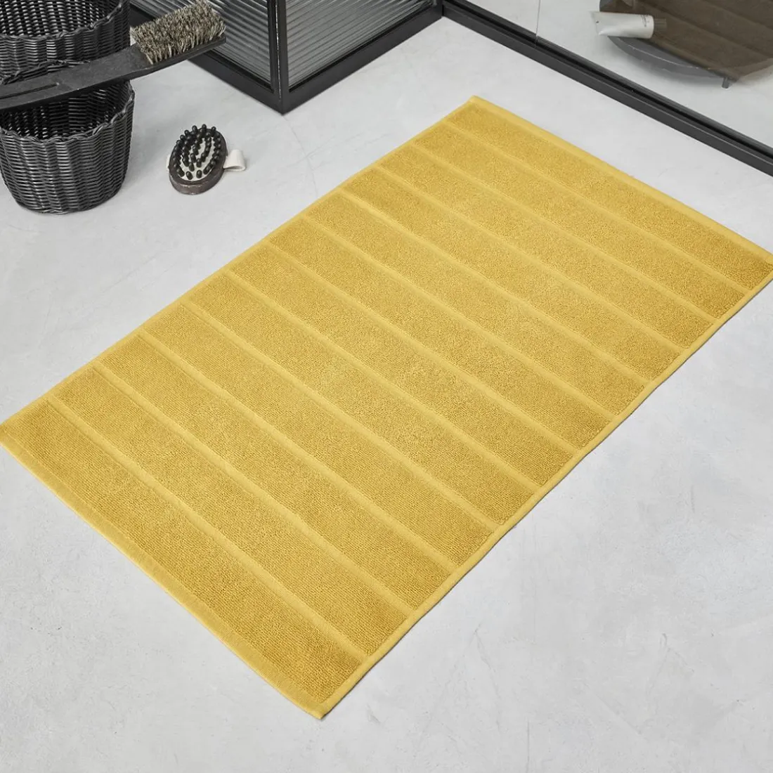 Tapis de Bain TODAY Essential, jaune Ocre