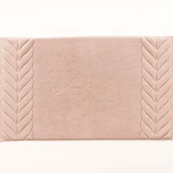 Tapis de bain TRESSE 50x80 rose nude