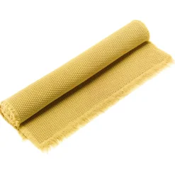 Tapis de bain uni Elly Curry 54 x 110