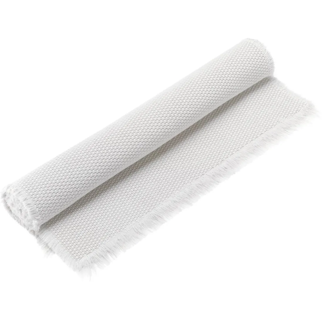 Tapis de bain uni Elly Neige 70 x 140
