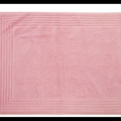 Tapis de bain uni en micro-coton 1000 gr/m² - Bois de rose