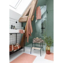 Tapis de bain uni Enzo Chamois 54 x 110