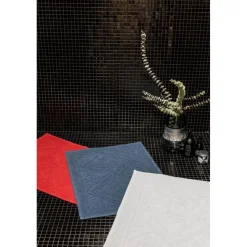 Tapis de bain uni Enzo Perle 54 x 64
