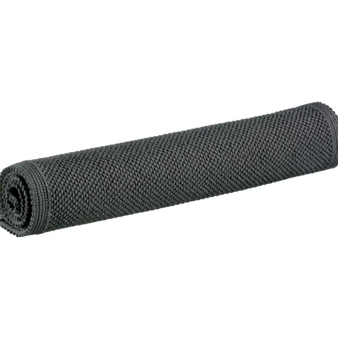 Tapis de bain uni Etia Carbone 54 x 110