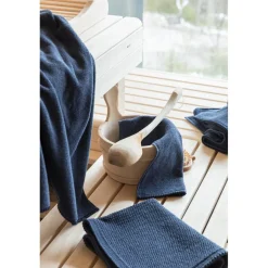 Tapis de bain uni Etia Encre 54 x 64