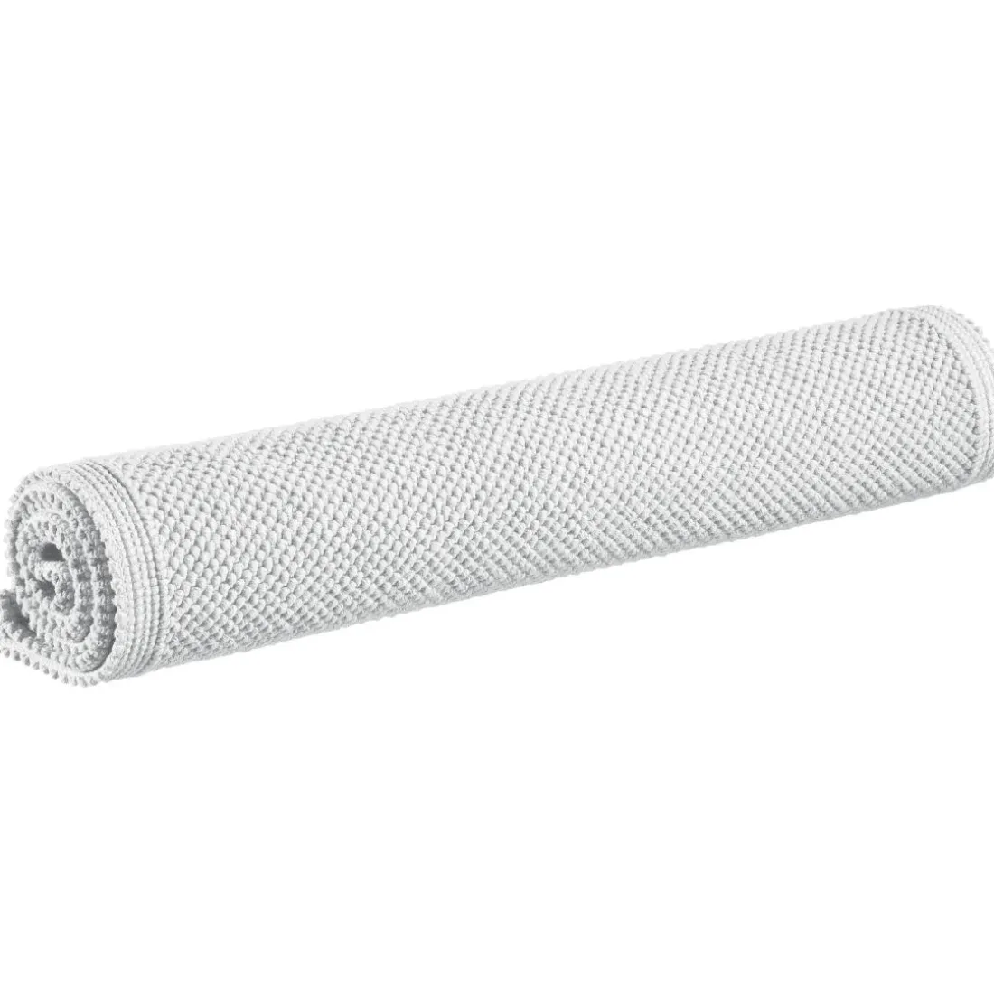 Tapis de bain uni Etia Neige 54 x 110