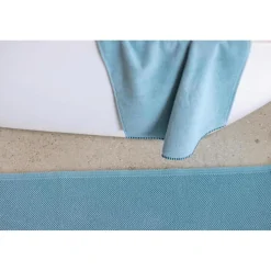 Tapis de bain uni Etia Quartz 54 x 64