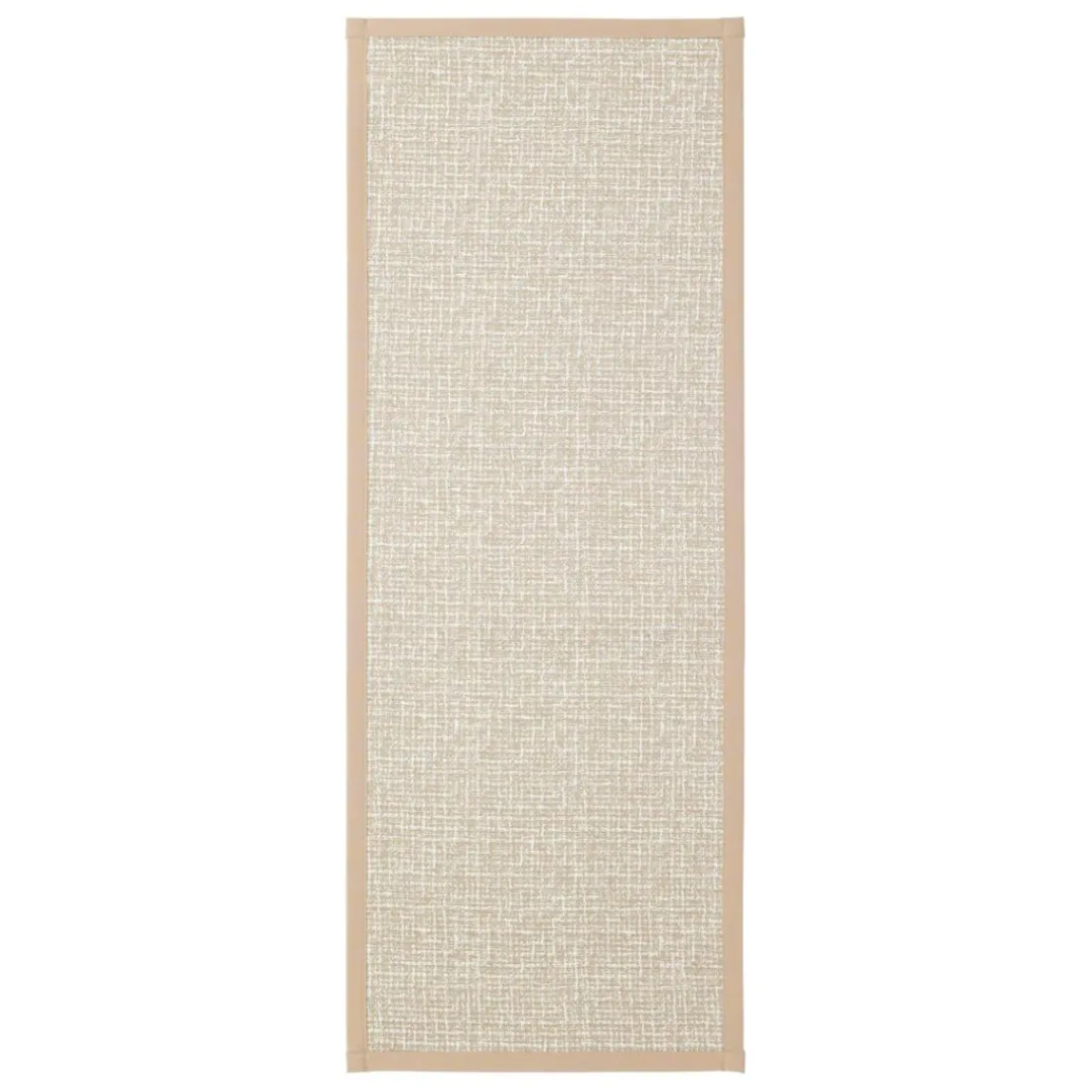 Tapis de cuisine tissé antidérapant Beige