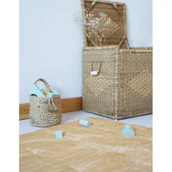 Tapis de repos bébé imprimé bohème NEPO caramel