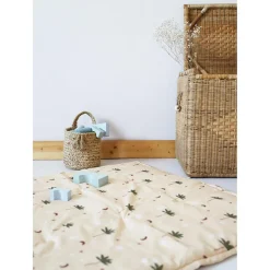 Tapis de repos bébé imprimé petits palmiers JAIPURY