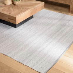Tapis d’extérieur rectangulaire gris/blanc QUENTIN