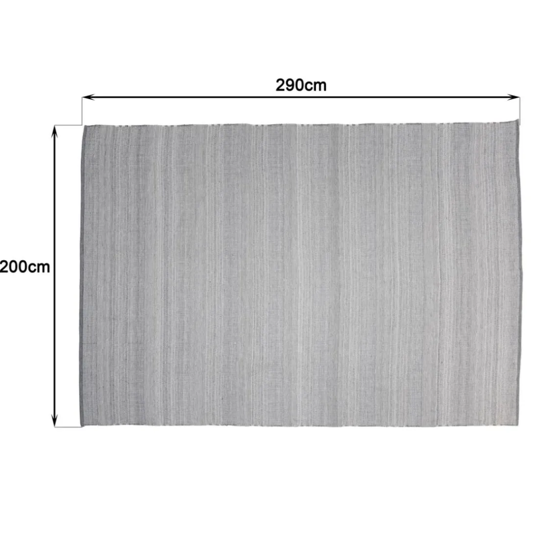 Tapis d’extérieur rectangulaire gris/blanc QUENTIN