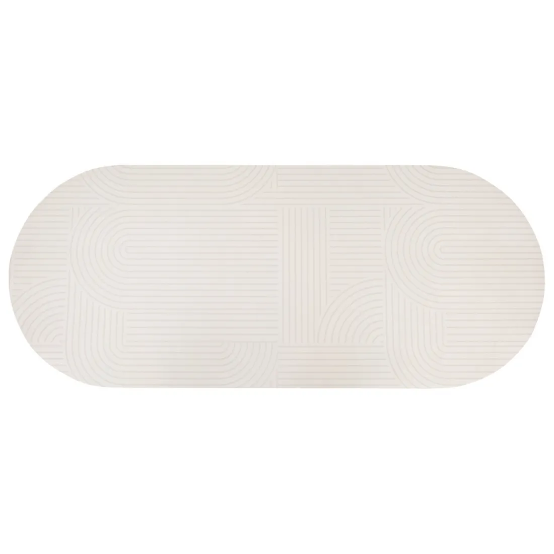 Tapis diatomite oval anti-dérapant