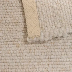 Tapis effet laine Volna ivoire