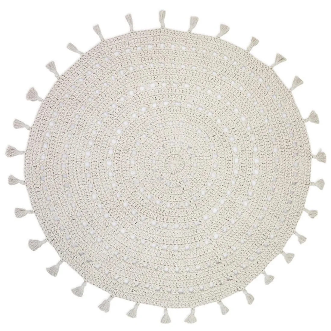 Tapis enfant crochet NILA écru