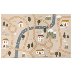 Tapis enfant route Niels Jute