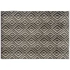 Tapis extérieur et intérieur noir et blanc