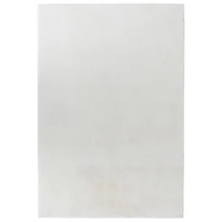 Tapis fausse fourrure Couka blanc