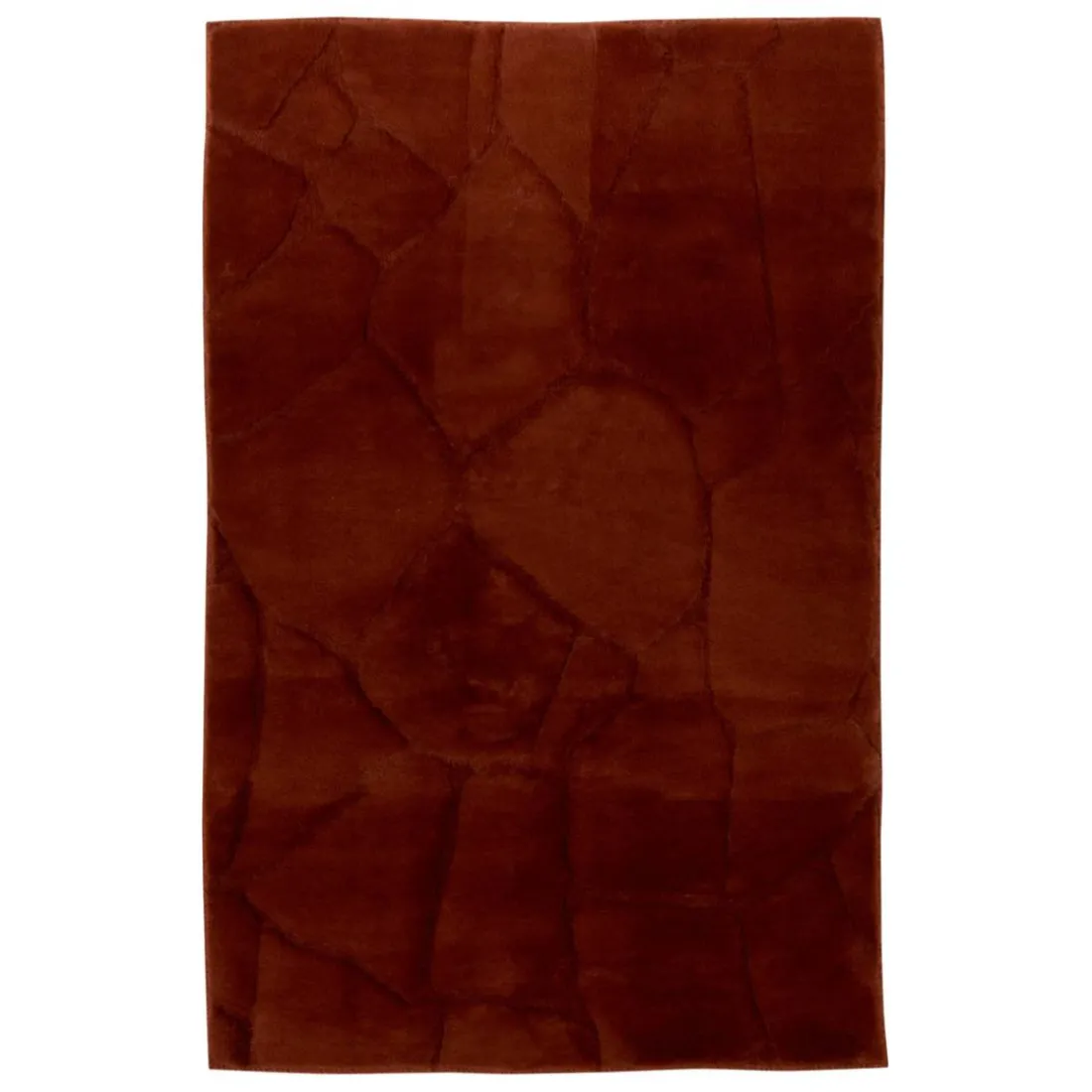Tapis fausse fourrure Onina ambre