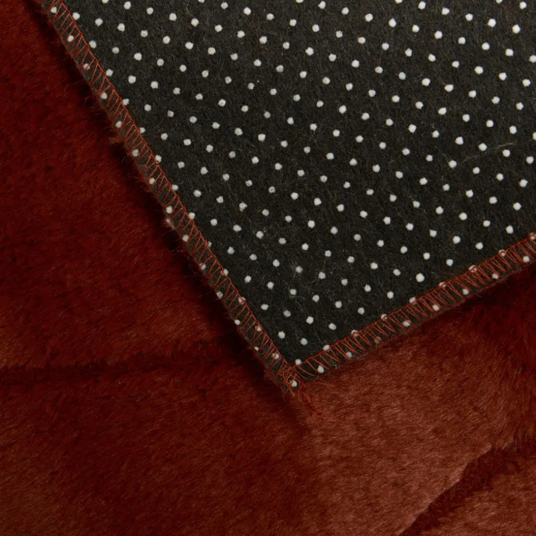 Tapis fausse fourrure Onina ambre