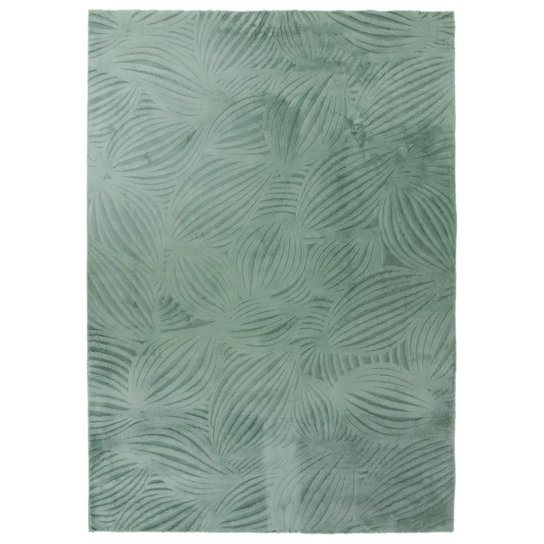 Tapis fausse fourrure vert Kaki Onina