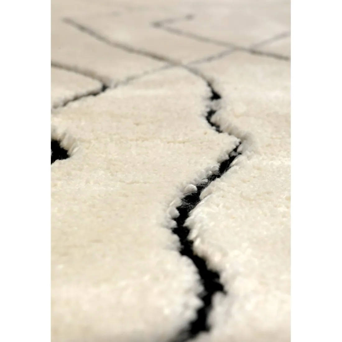 Tapis Luce Neige 160 x 230 x 2 cm