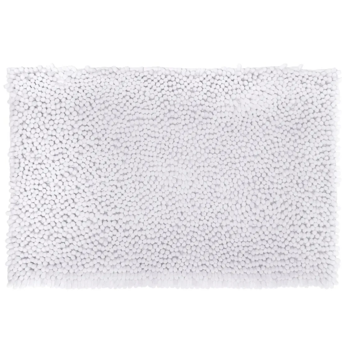 Tapis maxi chenille blanc 50X80