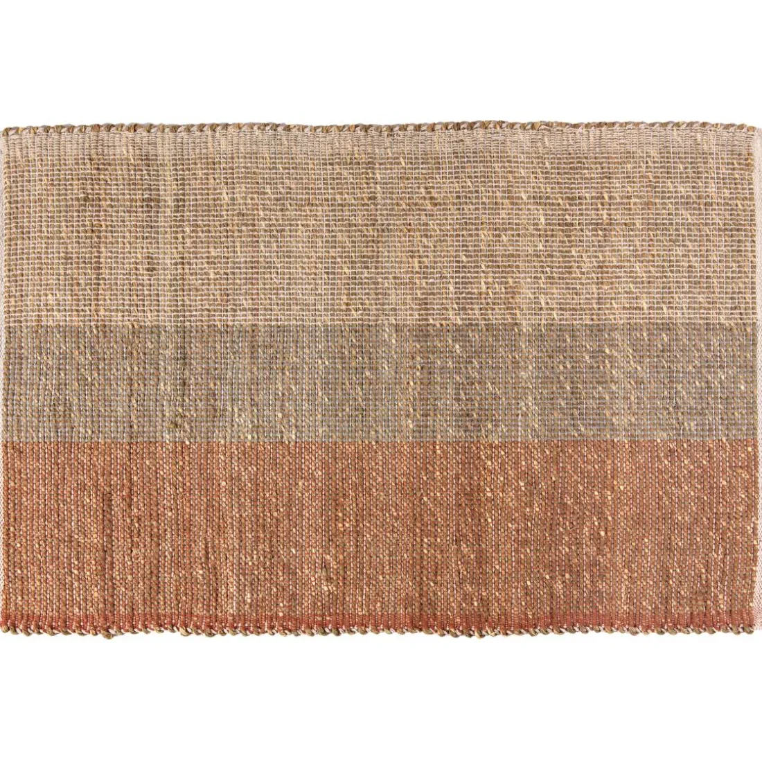 Tapis rectangulaire Terracotta Karan