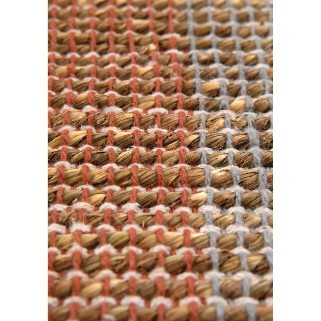 Tapis rectangulaire Terracotta Karan