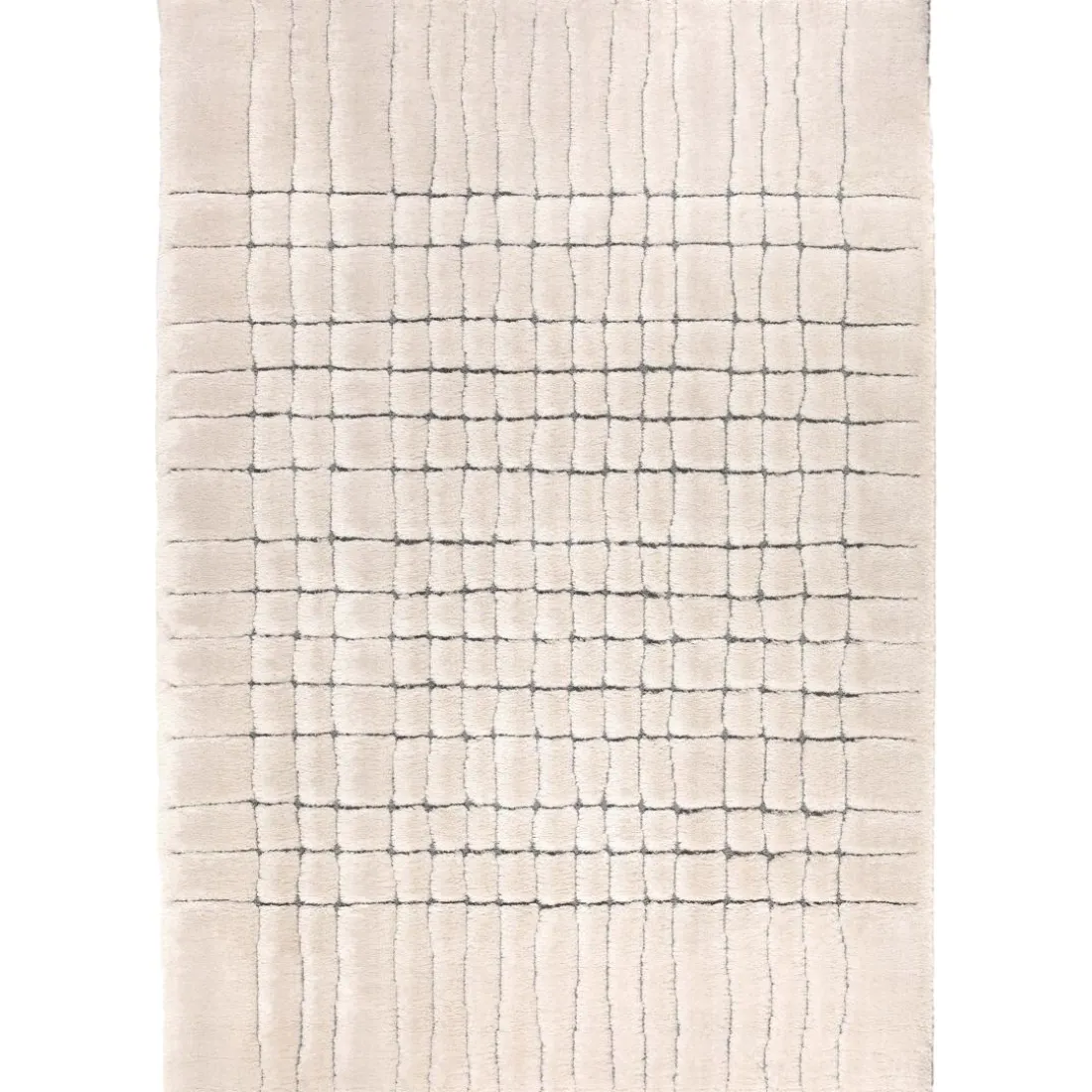 Tapis recycl� Antonio Neige 160 x 230 x 2