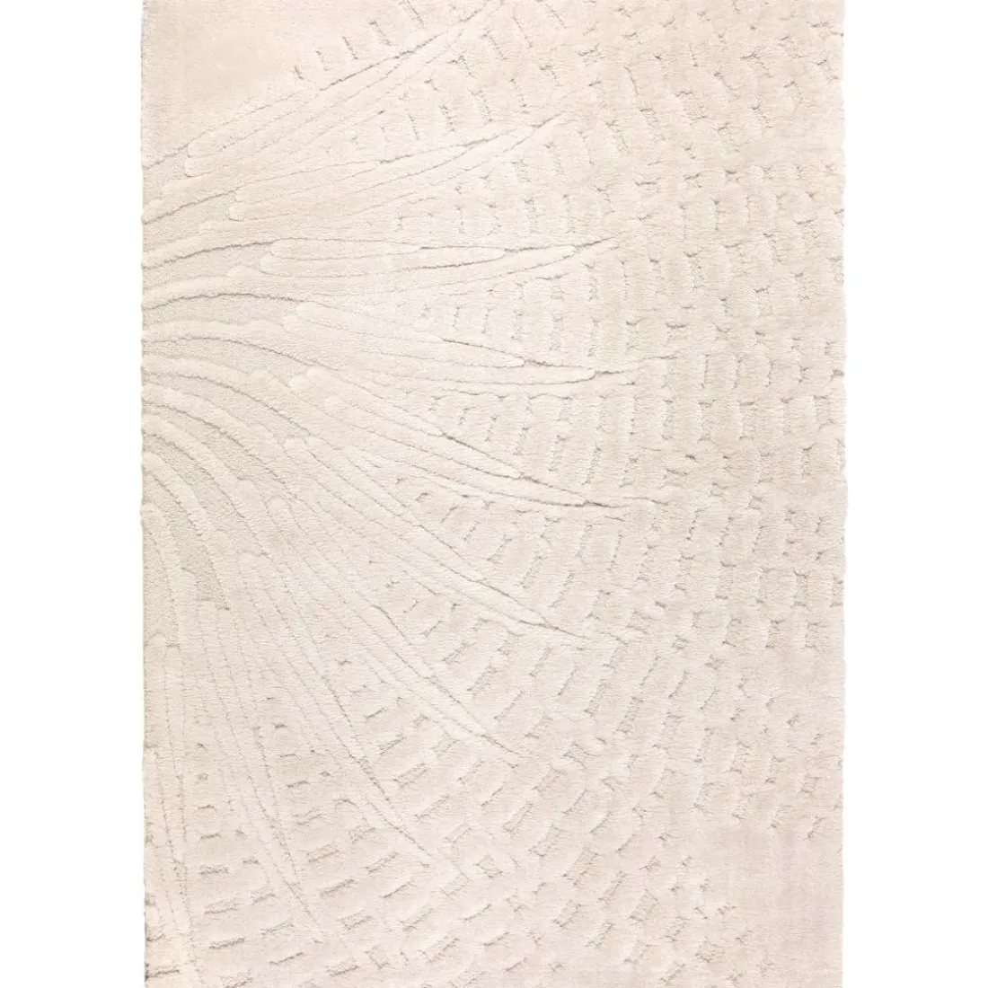 Tapis recycl� Ewan Ivoire 160 x 230 x 2