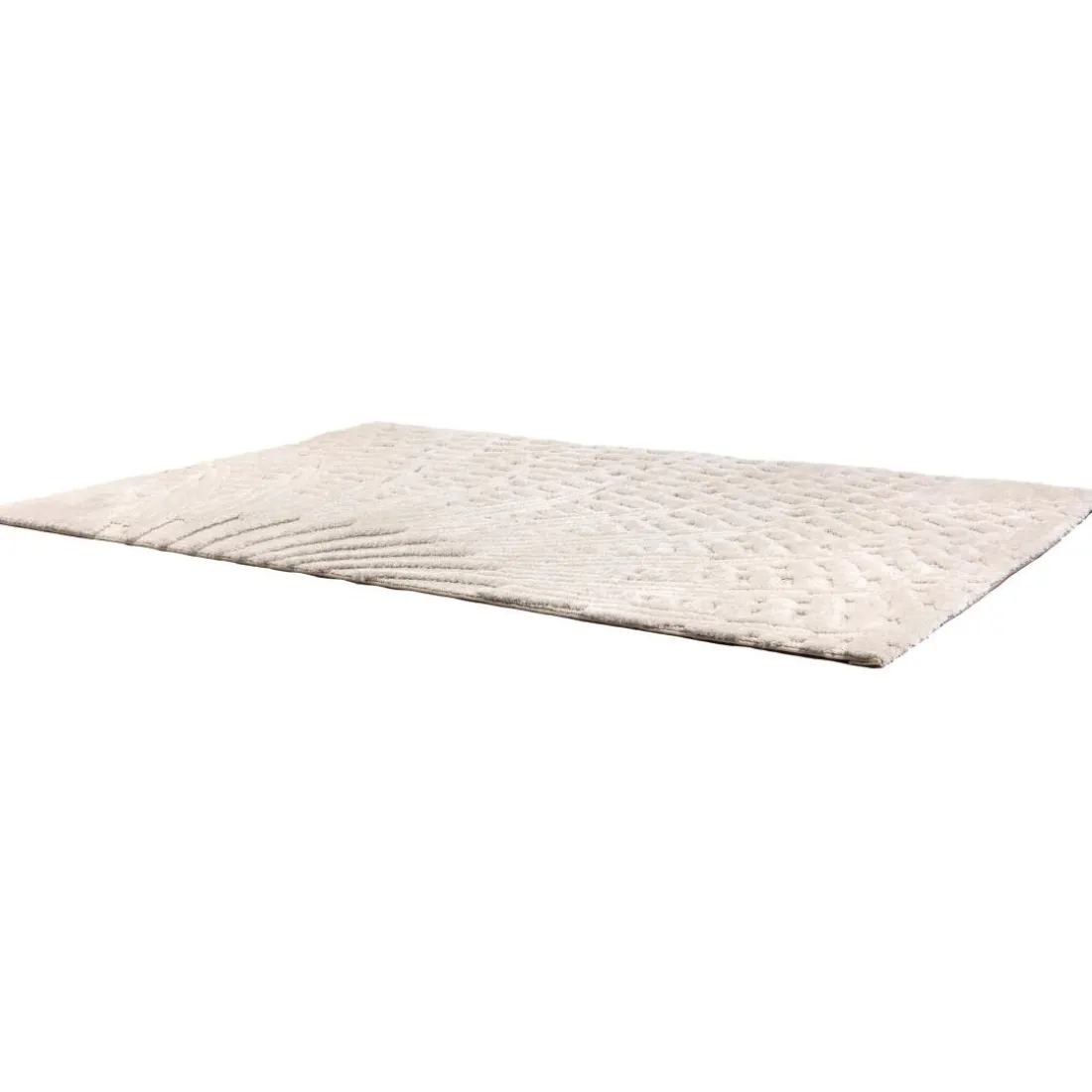 Tapis recycl� Ewan Ivoire 160 x 230 x 2