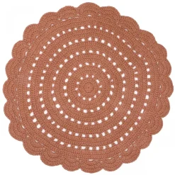 Tapis Rond ALMA Ambre