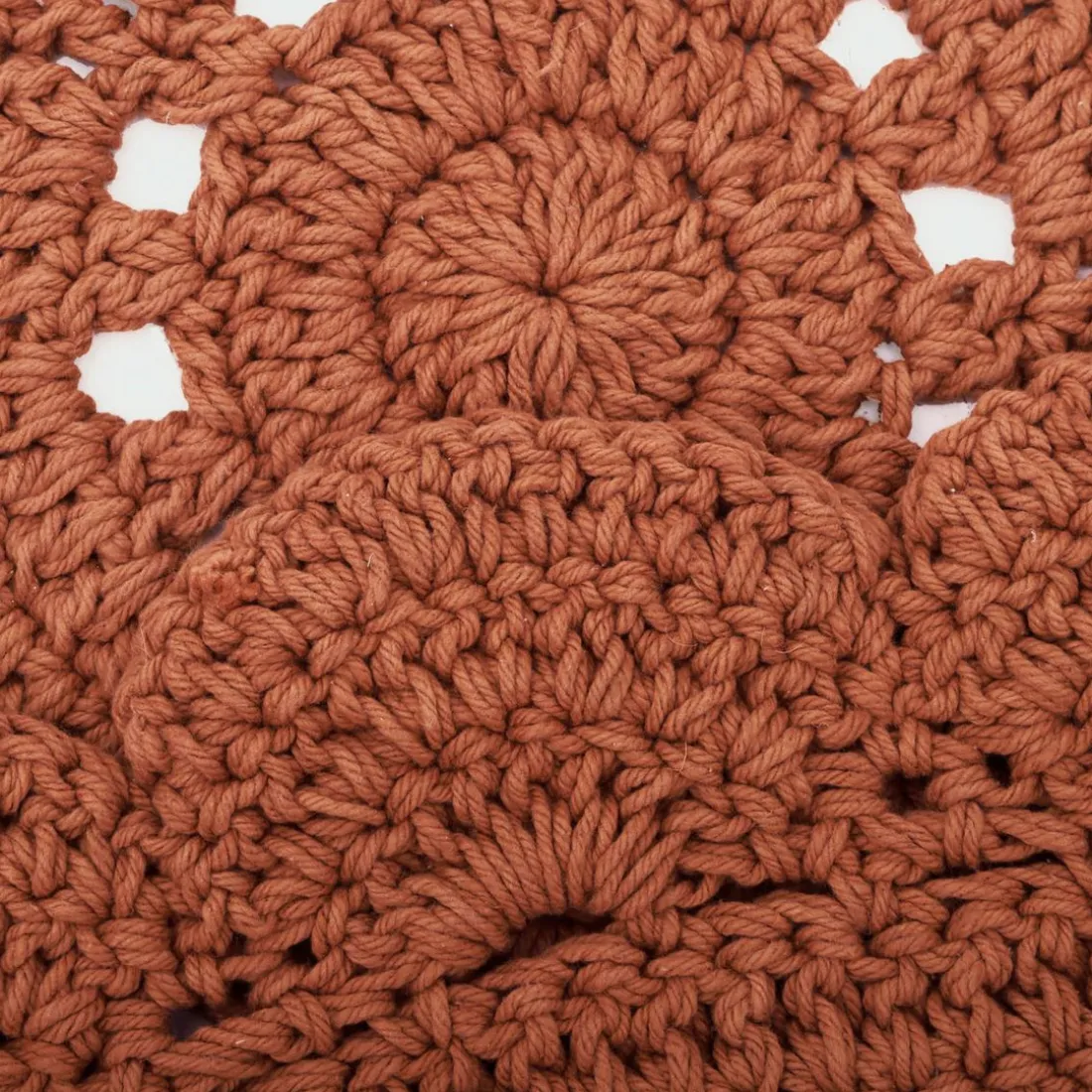 Tapis Rond ALMA Ambre