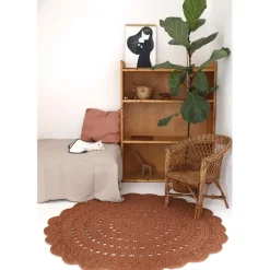 Tapis Rond ALMA Ambre