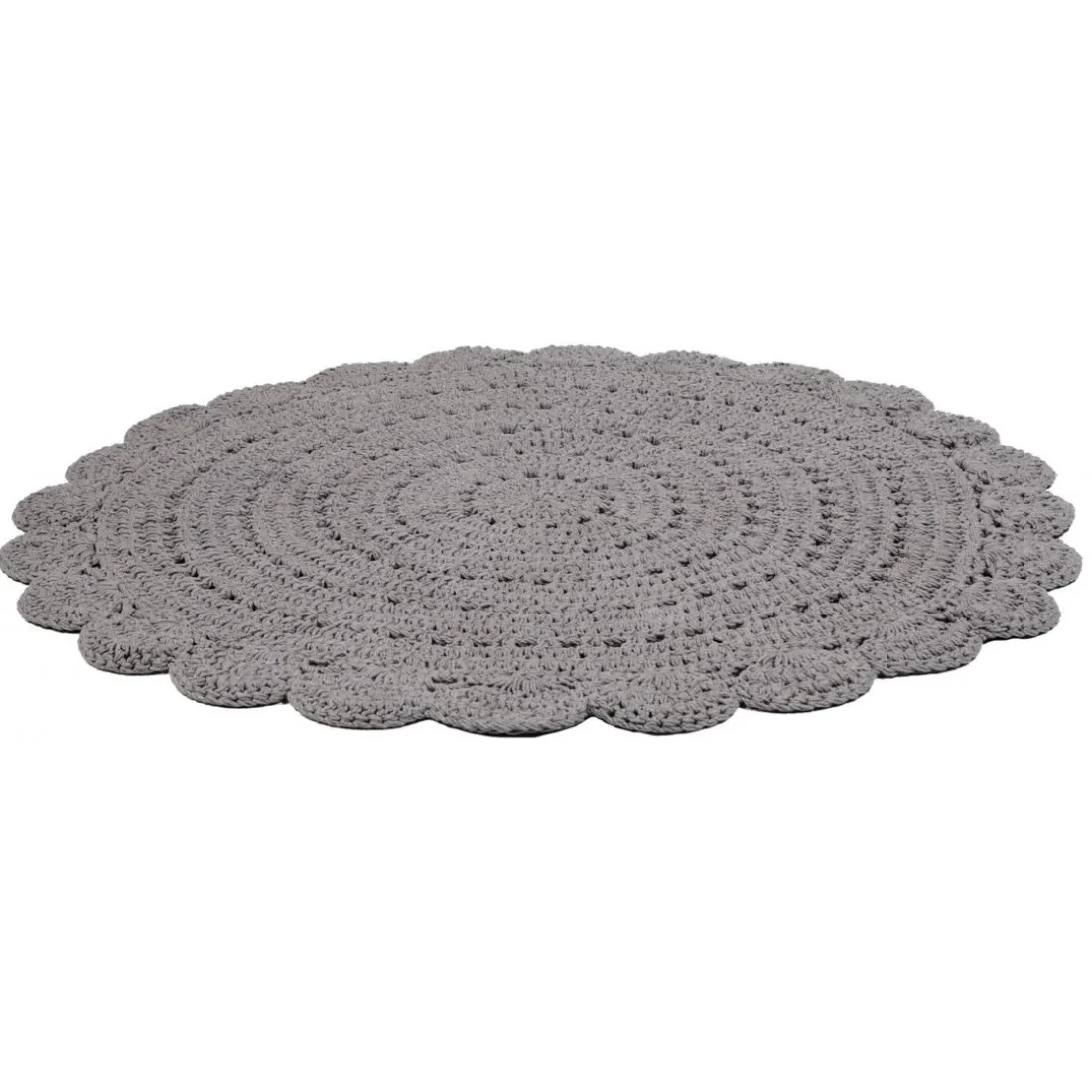Tapis Rond ALMA Gris