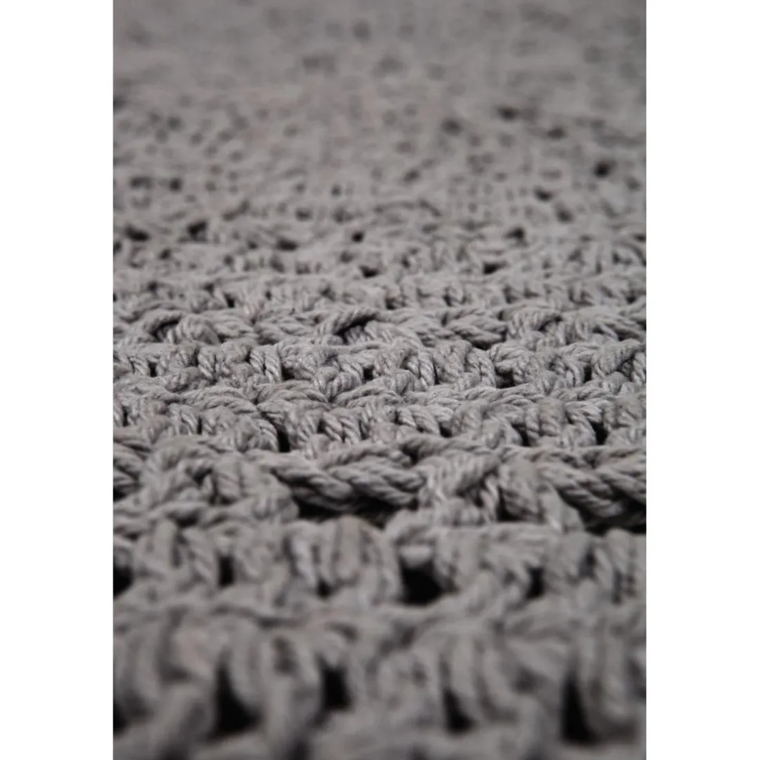 Tapis Rond ALMA Gris