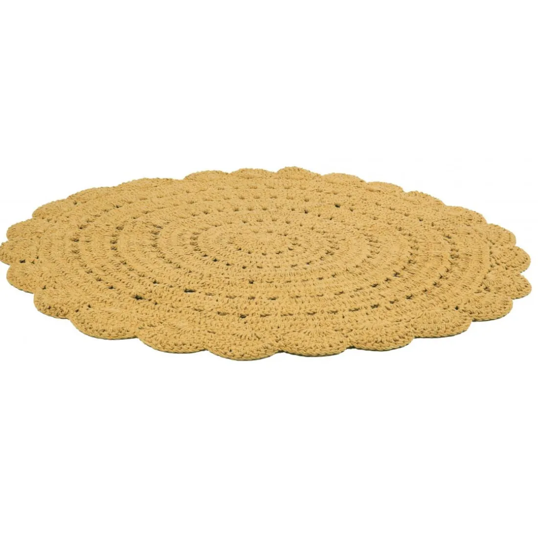 Tapis Rond ALMA Orange