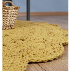 Tapis Rond ALMA Orange