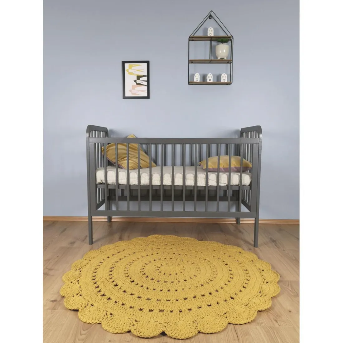 Tapis Rond ALMA Orange