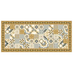 Tapis Vinyle Mosaïque bleuBoîte 50x112