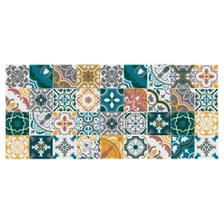 Tapis Vinyle Mosaïque bleuBoîte 50x112